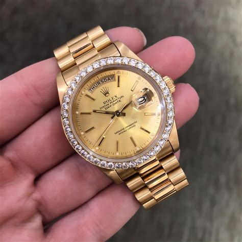 rolex gold karat